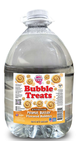 1 Gallon Bubble Lick Peanut Butter Flavored Bubbles