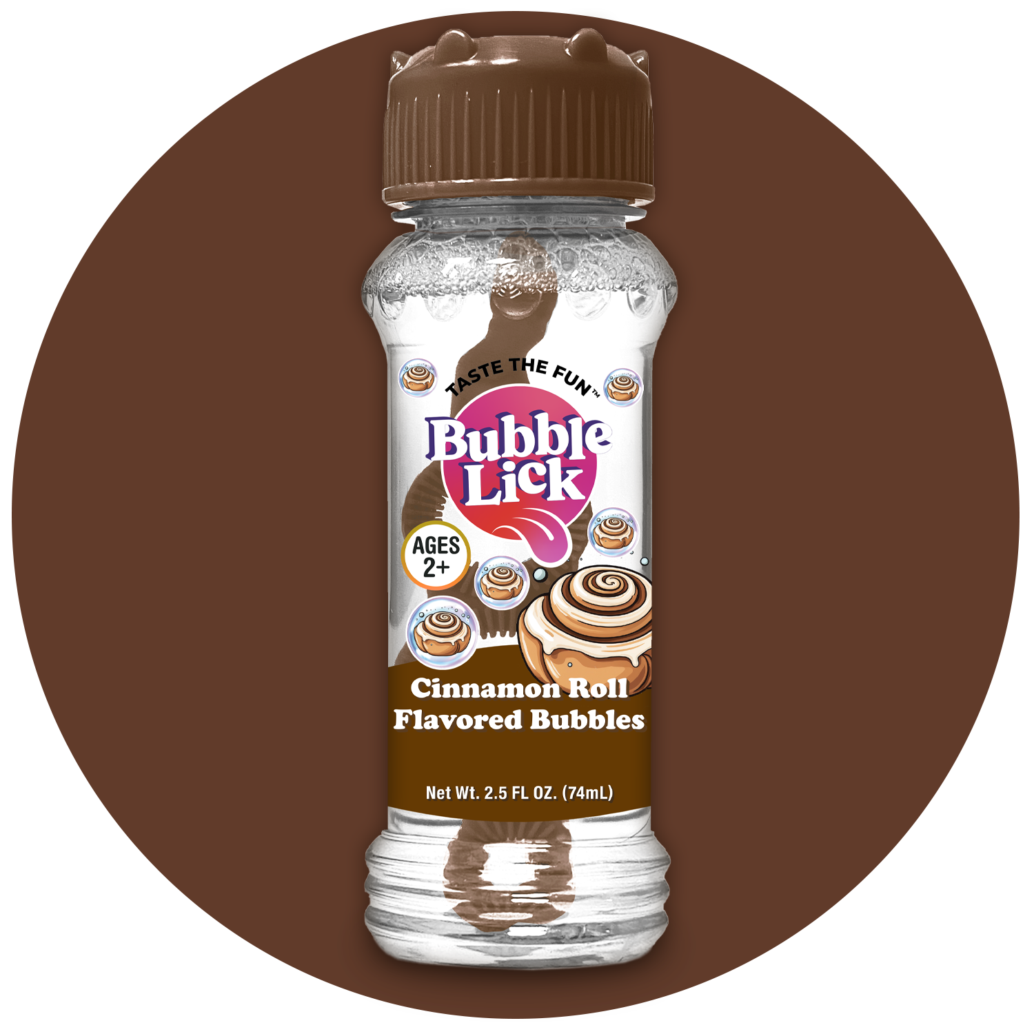 4 pk Box 2.5oz Bubble Lick Variety Best Seller Flavored Bubbles