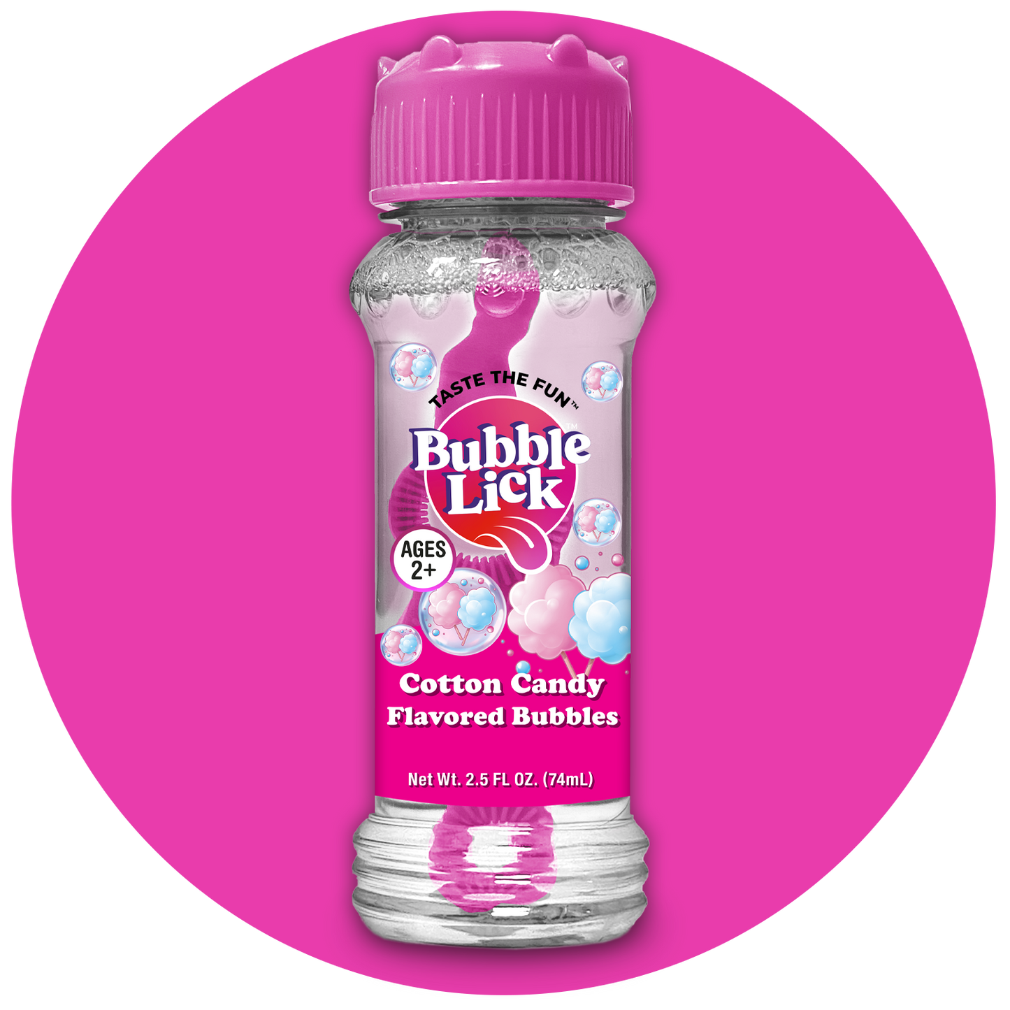 4 pk Box 2.5oz Bubble Lick Variety Best Seller Flavored Bubbles
