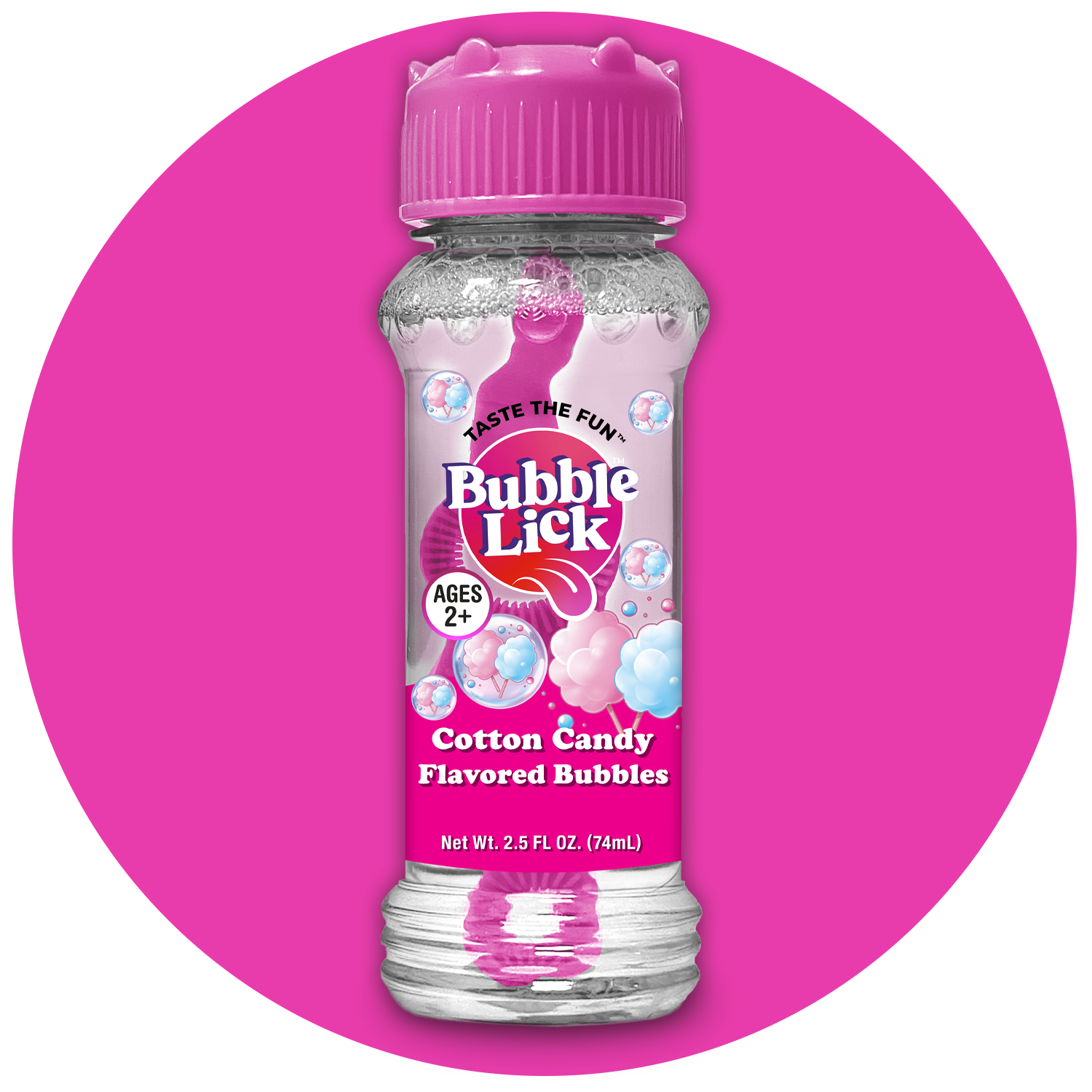 4 pk Box 2.5oz Bubble Lick Variety Best Seller Flavored Bubbles
