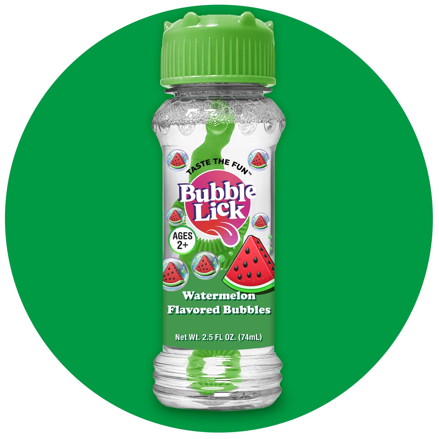 4 pk Box 2.5oz Bubble Lick Variety Best Seller Flavored Bubbles