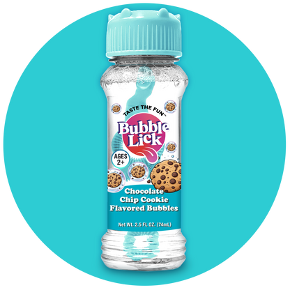 4 pk Box 2.5oz Bubble Lick Variety Best Seller Flavored Bubbles